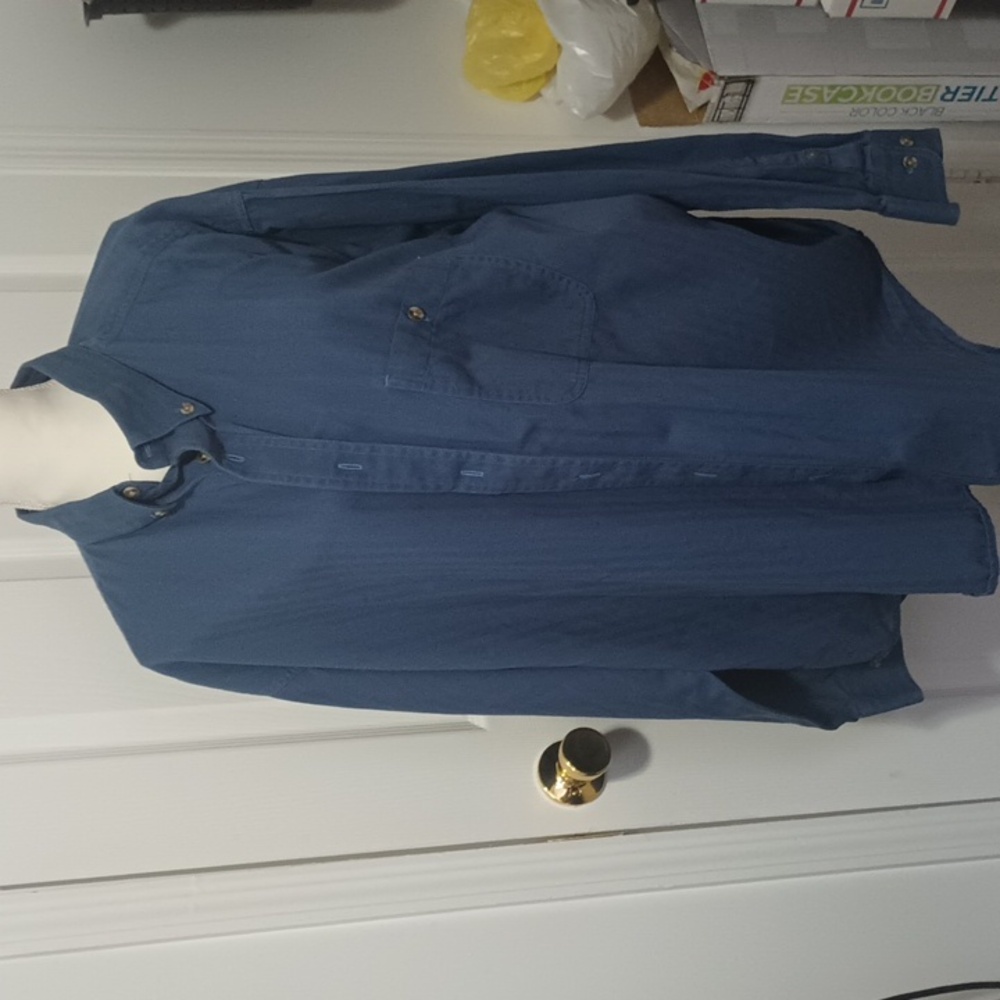 CLASSIC LONG SLEEVE BUTTON DOWN MENS SPORTS DAY SHIRT 2XL GENTLY USED
